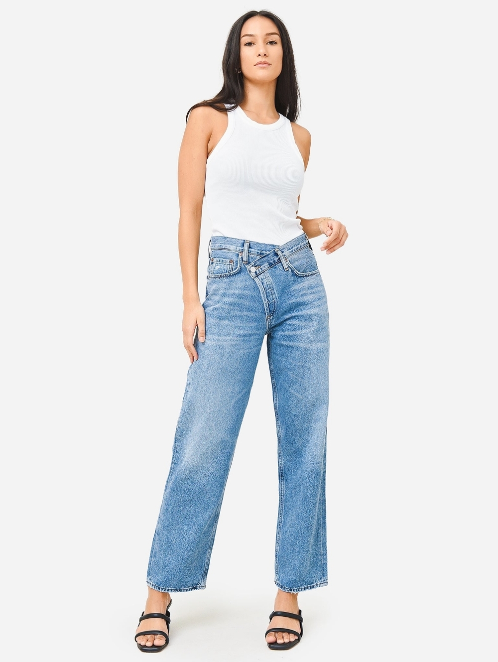 Agolde Criss Cross Upsized Jeans - Picture 10 of 11